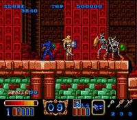 une photo d'Ã©cran de Magic Sword sur Nintendo Super Nes